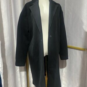 NWT ALO Yoga VIP Blazer Trench Black S OVERSIZED